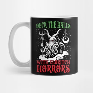 Deck the Halls with Eldritch Horrors Mug